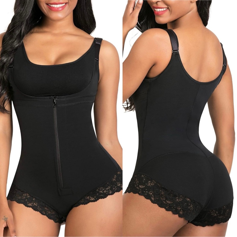 SHAPERX Shapewear Tummy Control Fajas Colombianas Body Shaper Zipper